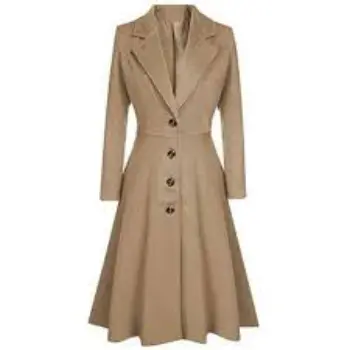 White Ladies Coat For Casual Wear Occasion